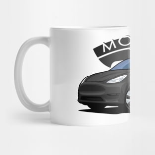 Model Y electric car black Mug